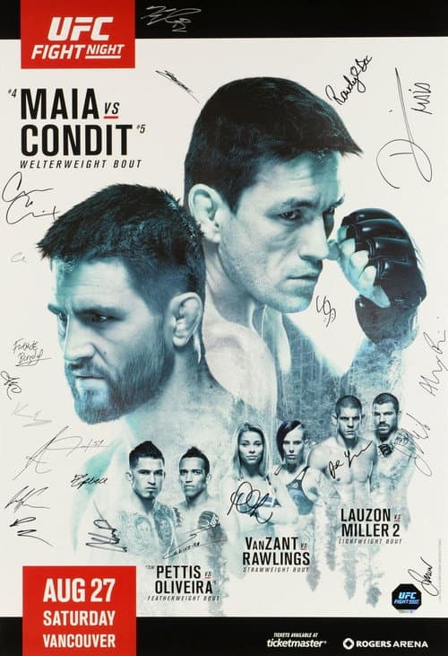 Poster for UFC on Fox 21: Maia vs. Condit