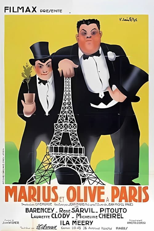Poster for Marius and Olive in Paris