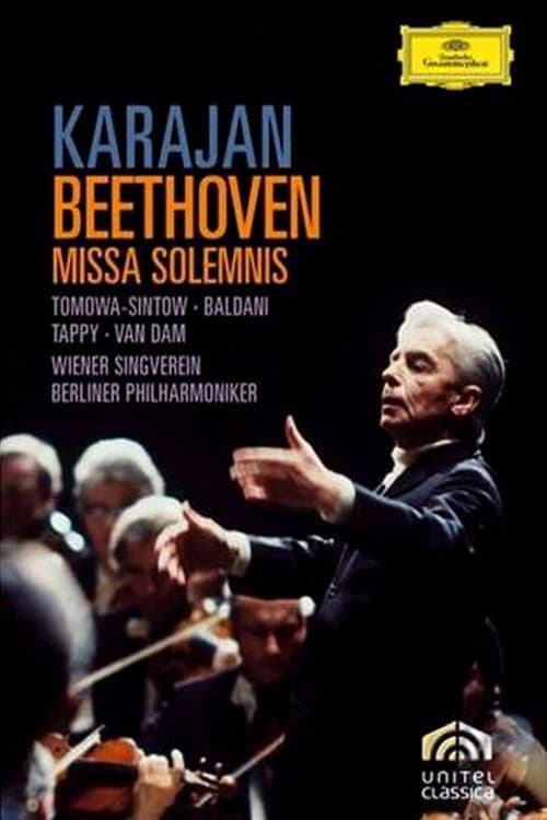 Poster for Beethoven · Missa Solemnis (Berliner Philharmoniker, Herbert von Karajan)