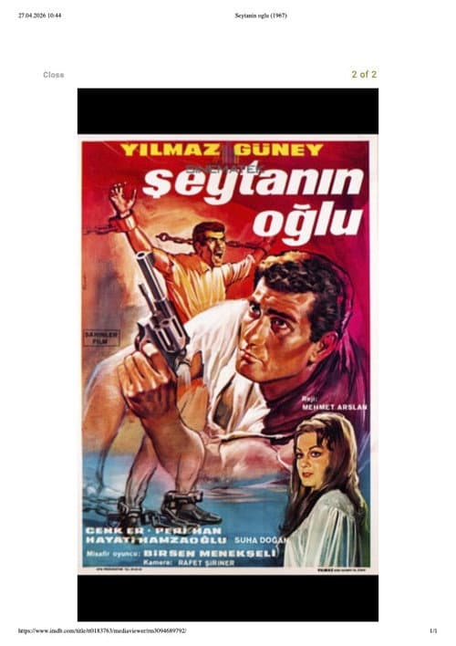 Poster for Şeytanın Oğlu