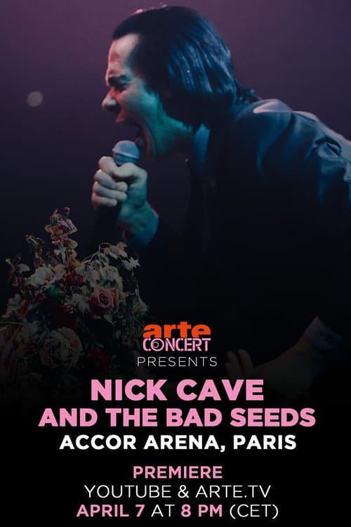 Poster for Nick Cave and the Bad Seeds - Accor Arena, Paris