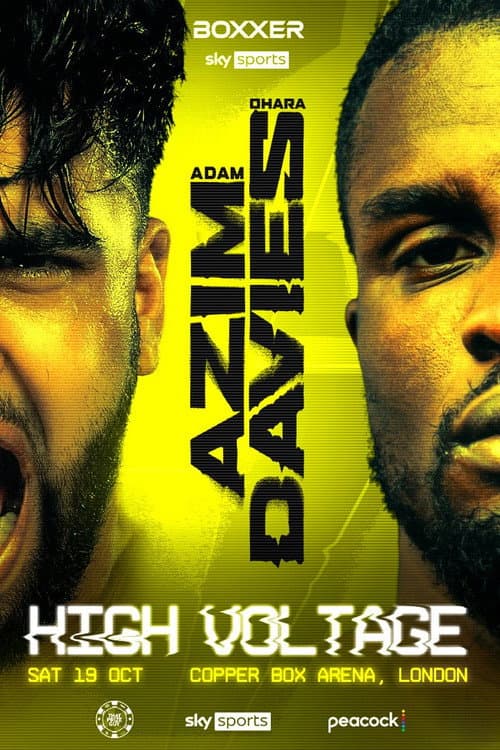 Poster for Adam Azim vs. Ohara Davies