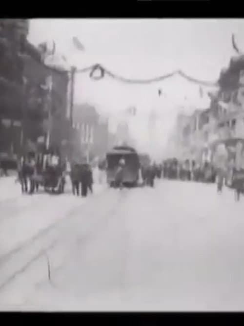 Poster for Over Route of Roosevelt Parade in an Automobile