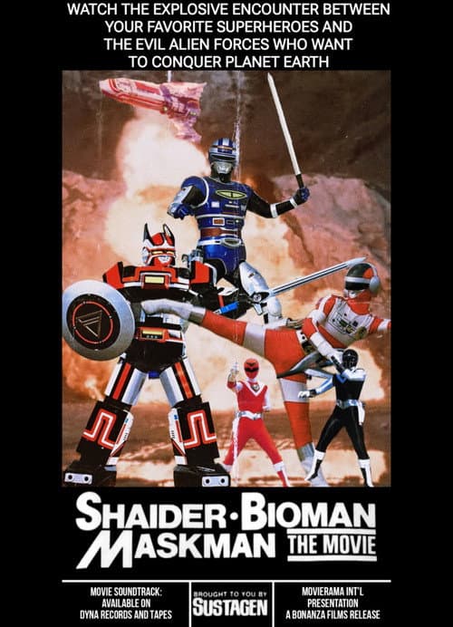 Poster for Shaider - Bioman - Maskman: The Movie