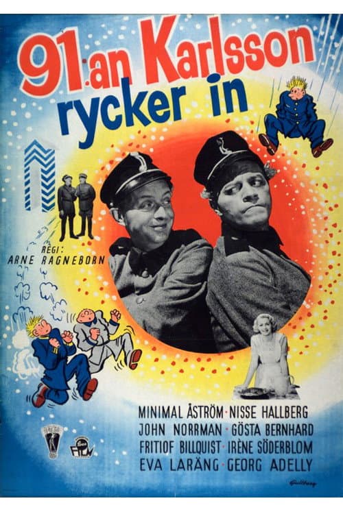 Poster for 91:an Karlsson rycker in