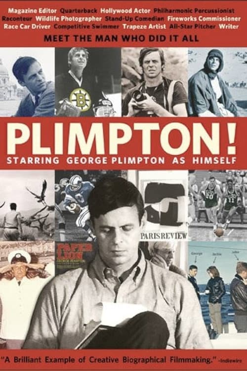 Poster for Plimpton! Starring George Plimpton as Himself