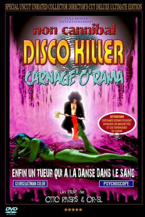 Poster for Non-Cannibal Disco Killer Carnage-O-Rama