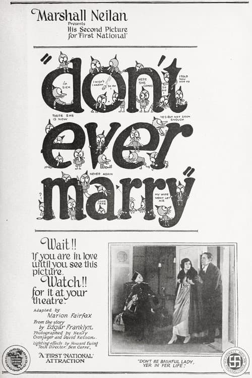 Poster for Don't Ever Marry