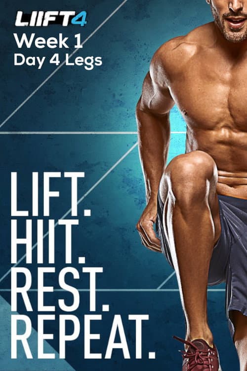 Poster for LIIFT4 Week 1 Day 4  Legs
