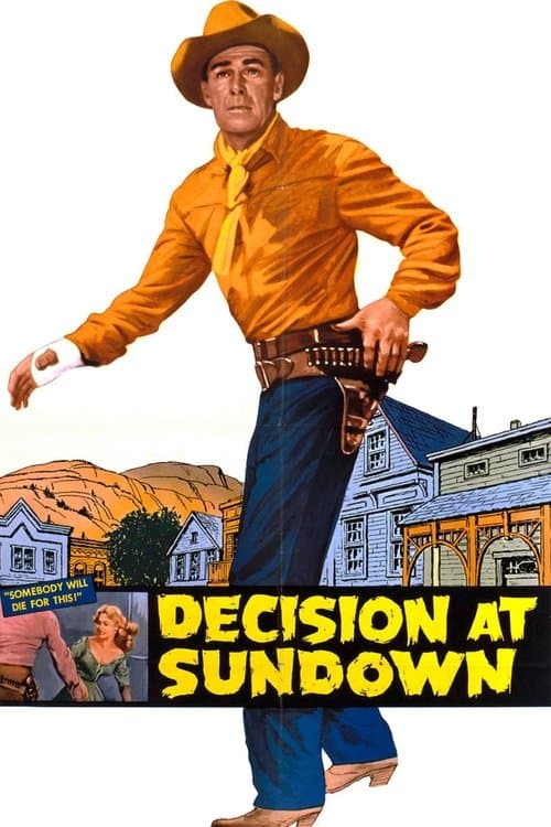 Постер до фільму «Decision at Sundown»