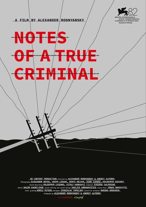 Poster for Notes of a True Criminal