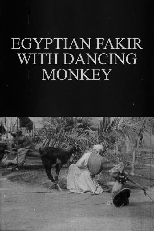 Poster for Egyptian Fakir with Dancing Monkey