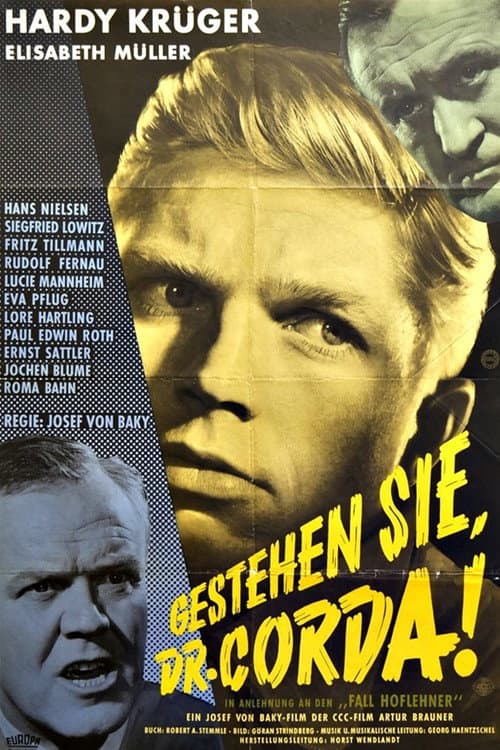 Poster for Confess, Dr. Corda