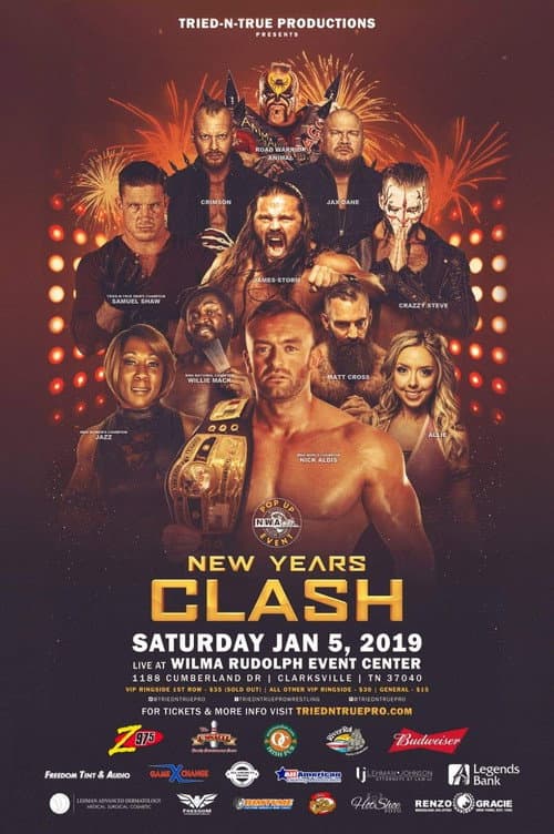 Poster for NWA New Years Clash