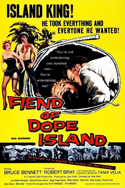 Poster for Fiend of Dope Island