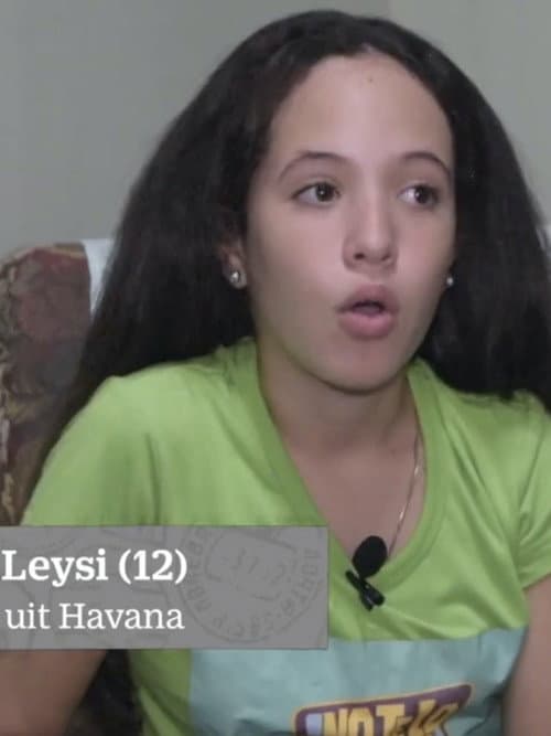Poster for Leysi over media in Cuba