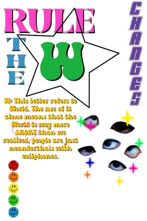 Poster for RULE THE W