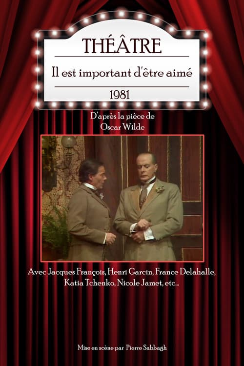 Poster for Il est important d'être aimé