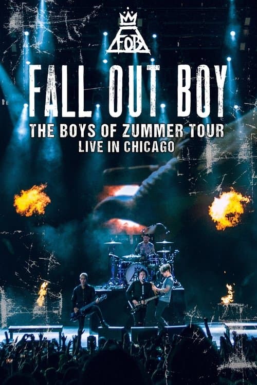 Poster for Fall Out Boy: The Boys of Zummer Tour Live in Chicago