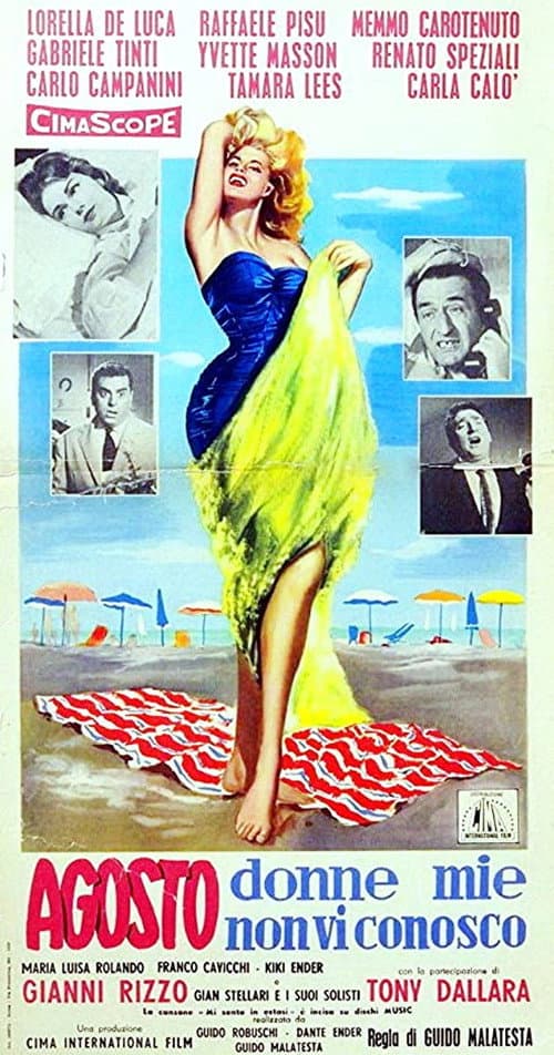 Poster for Agosto, donne mie non vi conosco