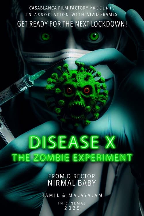 Poster for Disease X: The Zombie Experiment