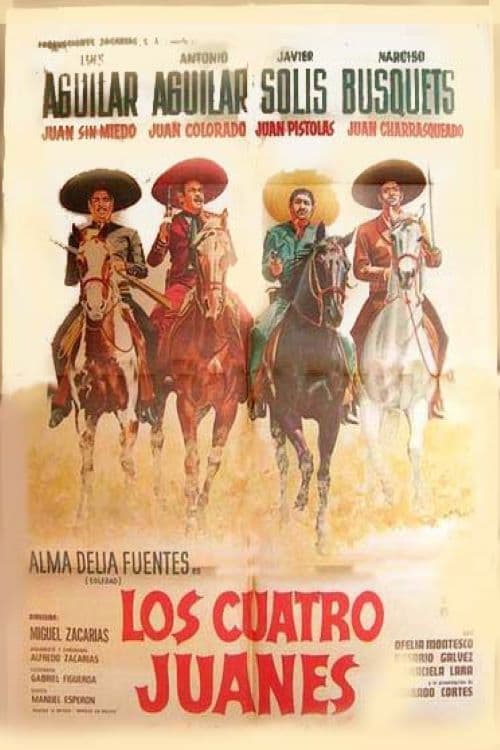 Poster for Los Cuatro Juanes
