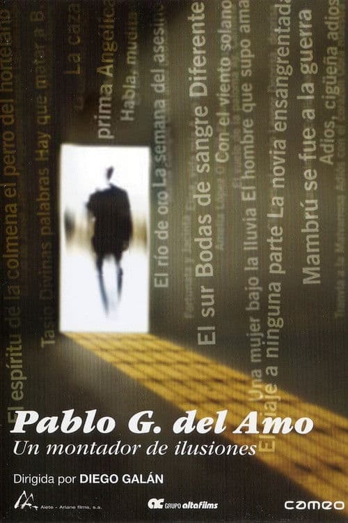 Poster for Pablo G. del Amo, un montador de ilusiones