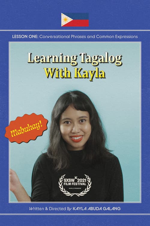 Poster for Learning Tagalog with Kayla