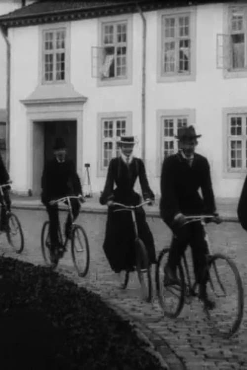 Poster for The Royals on Bicycles in Fredensborg Castle