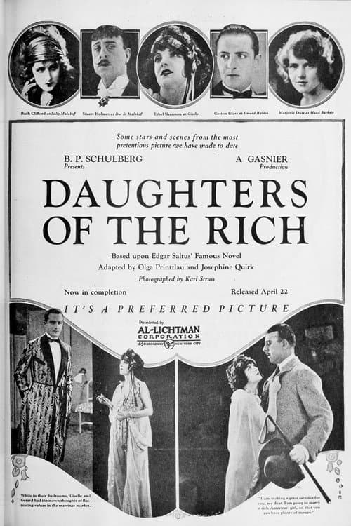 Poster for Daughters of the Rich