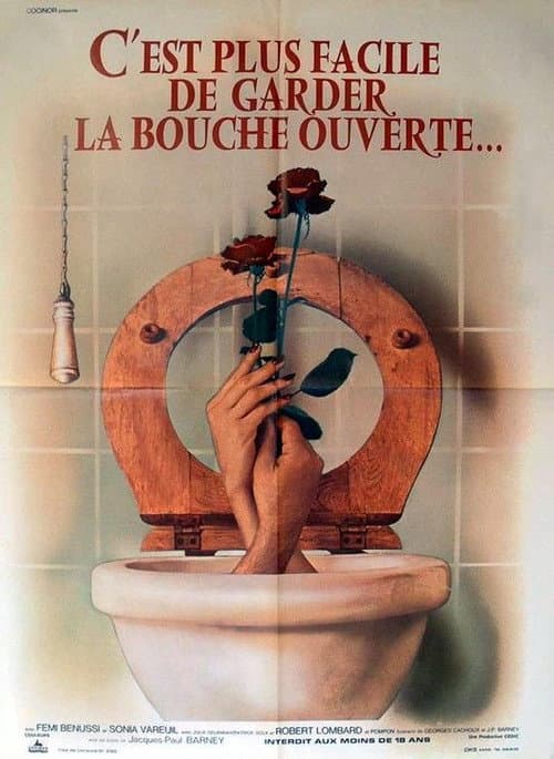 Poster for C'est plus facile de garder la bouche ouverte