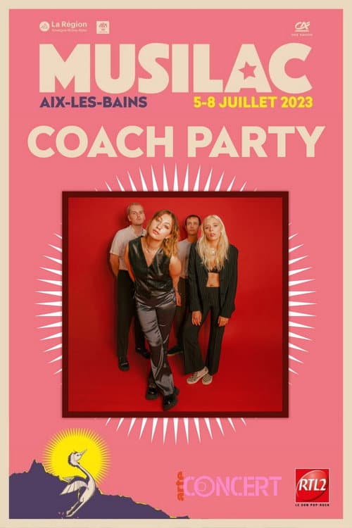 Poster for Coach Party - Musilac 2023