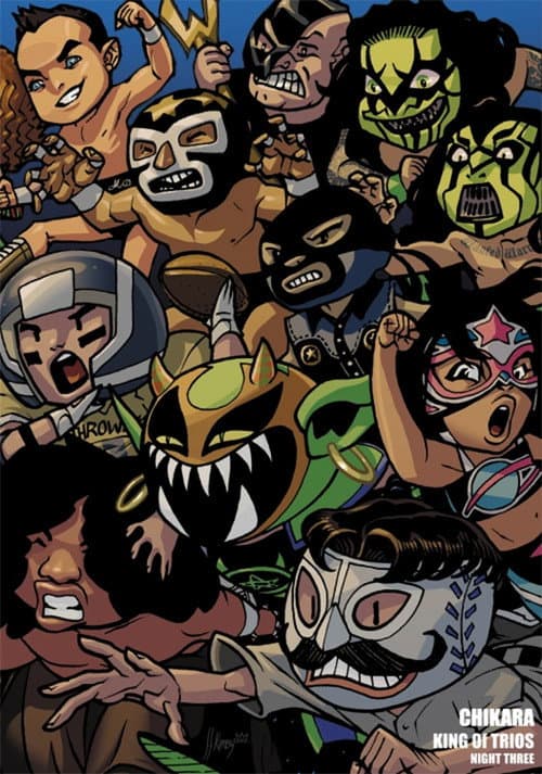 Poster for CHIKARA: King of Trios - Night Three