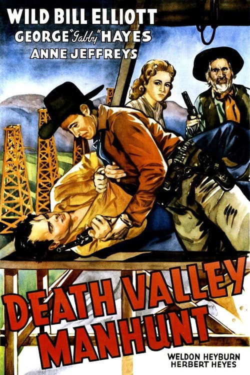 Poster for Death Valley Manhunt
