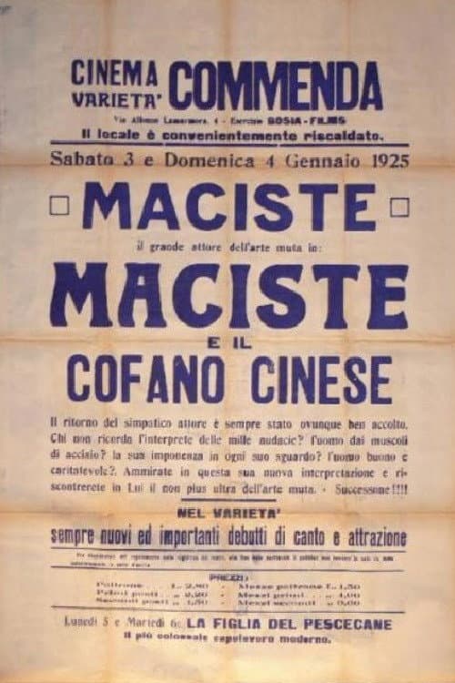 Poster for Maciste und die chinesische Truhe