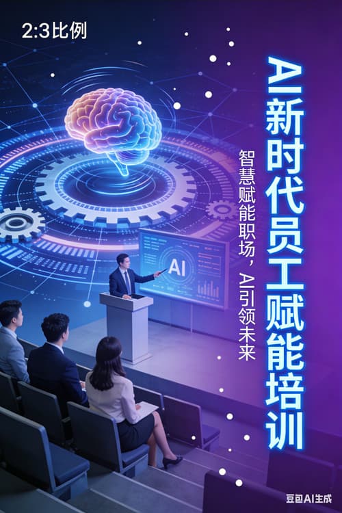Poster for AI新时代员工赋能培训