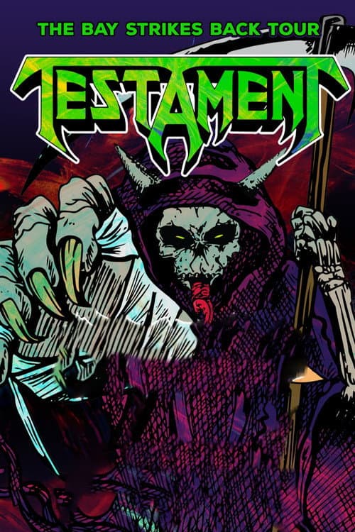 Poster for Testament  - The Bay Strikes Back Tour