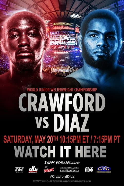 Poster for Terence Crawford vs. Felix Diaz