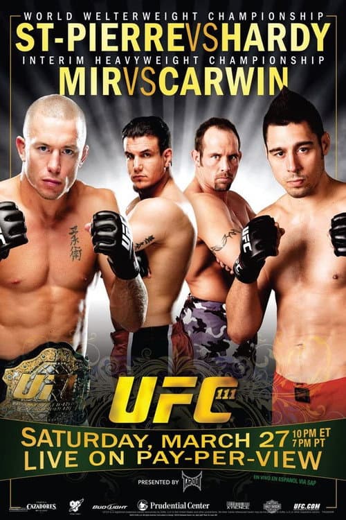 Poster for UFC 111: St-Pierre vs. Hardy