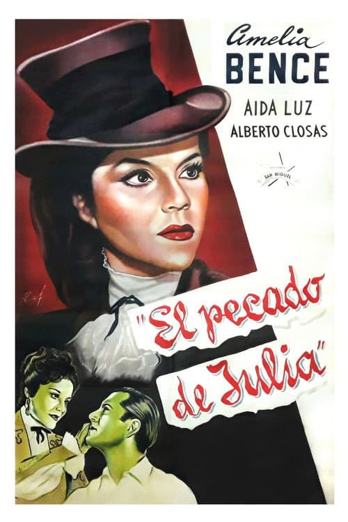 Poster for El pecado de Julia