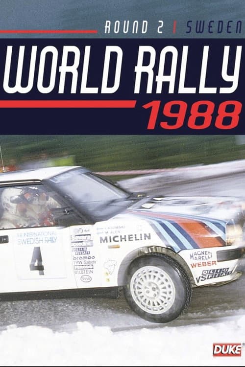 Poster for Rally Sweden 1988