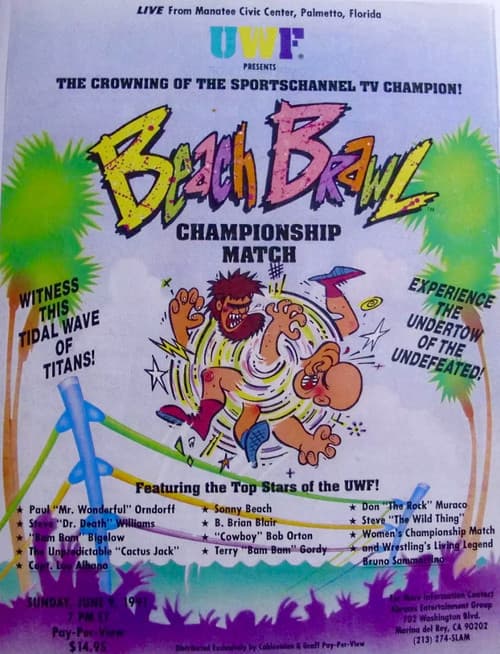 Poster for UWF Beach Brawl
