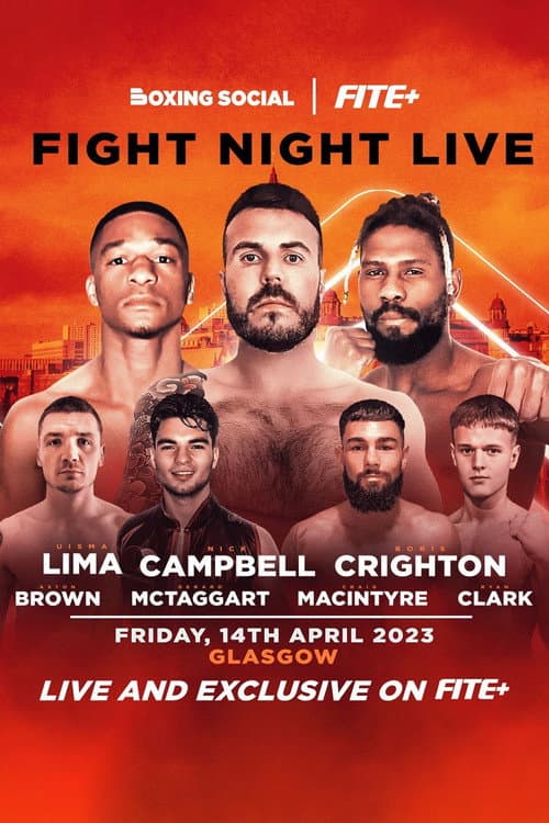 Poster for Boxing Social - Fight Night Live