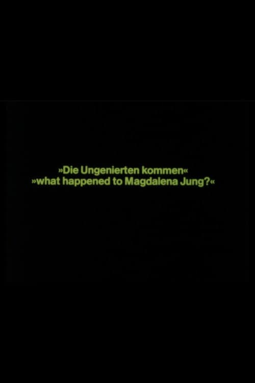 Poster for What Happened to Magdalena Jung?