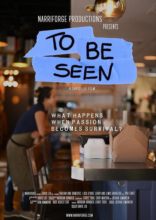 Poster for To Be Seen