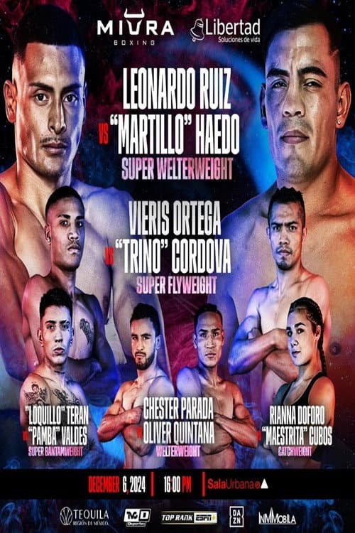 Poster for Leonardo Ruiz vs. Elias Haedo