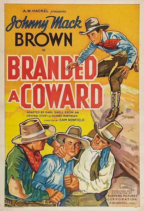 Poster for Branded a Coward