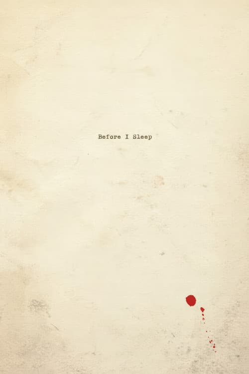 Poster for Before I Sleep