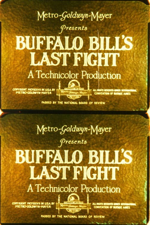 Poster for Buffalo Bill's Last Fight