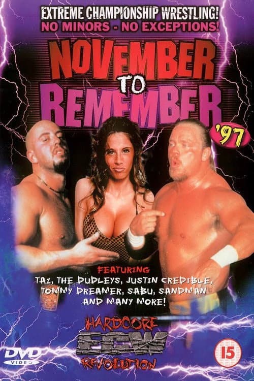 Poster for ECW November to Remember 1997